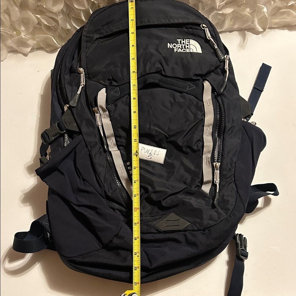 The North Face Black and Navy Backpack - Picture 7 of 7
